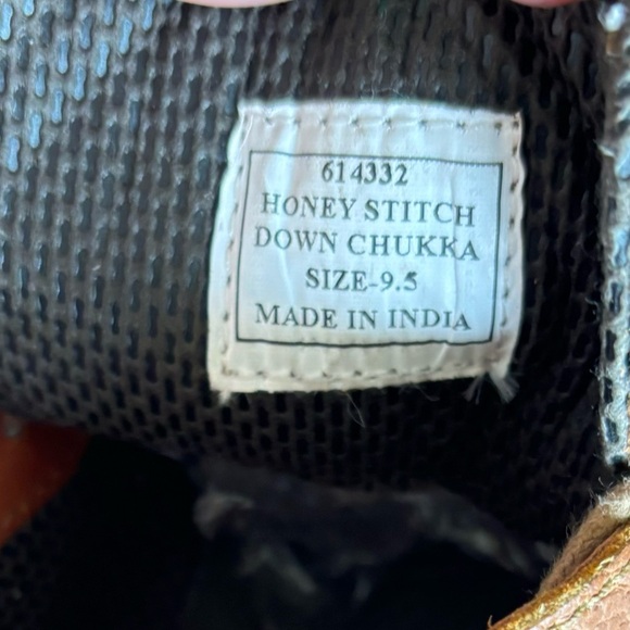 Red Tape Desert Boots In Brown Leather - Picture 3 of 11